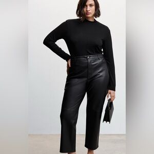 NWT Faux leather pants